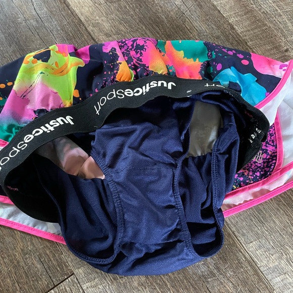 Justice Sport Athletic Shorts Large 12/14 - Picture 3 of 4